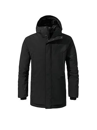 SCHÖFFEL | Herren Winterparka Crivat 2L Hoodie isoliert | schwarz